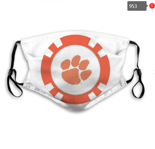 NCAA Clemson Tigers Dust mask with filter->ncaa dust mask->Sports Accessory